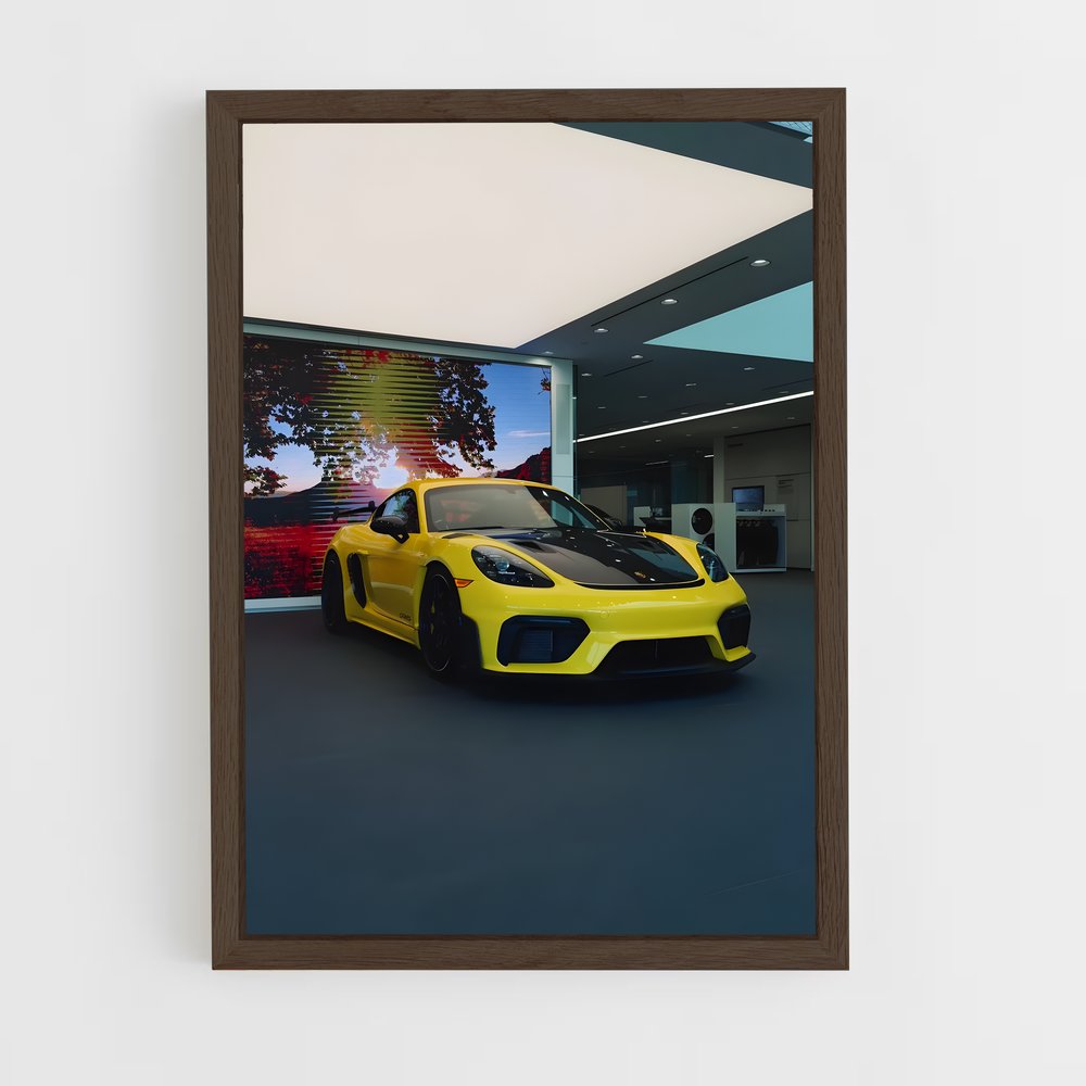 Poster Cayman gt rs élégant – affiche Porsche (vue 5)